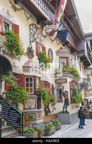 Austria, Tirolo, la corte romana lane a Kufstein Foto Stock