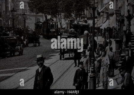 Una foto di Danzica, Polonia dal 1890s. Foto Stock