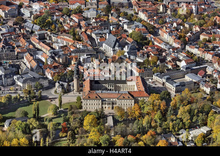 In Germania, in Turingia, Weimar, dal di sopra, antenna shot, Foto Stock