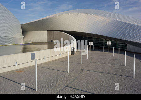 Vista esterna, Den Blå pianeta, Blue Planet Aquarium, Copenhagen, Danimarca Foto Stock