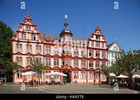 In Germania, in Renania Palatinato, Mainz, il Museo Gutenberg in casa per l'imperatore romano Foto Stock