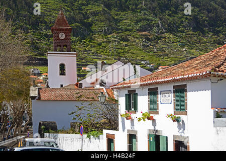 Madera, chiesa parrocchiale di Nossa Senhora da Conceicao a Machico Foto Stock