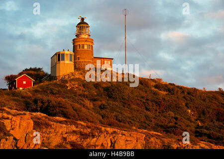 Il faro in Nature Conservation Reserve Kullaberg, Scania nel sud della Svezia Foto Stock