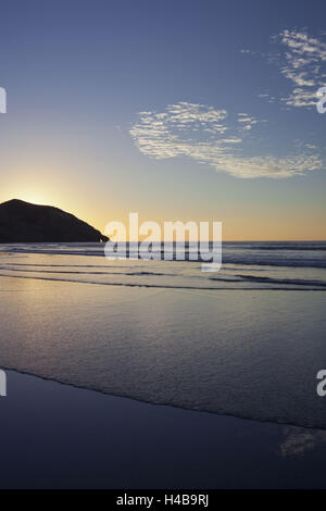 Wharariki Beach, Tasmania, Isola del Sud, Nuova Zelanda Foto Stock