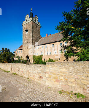 Germania, Sassonia-Anhalt, castello Allstedt Foto Stock