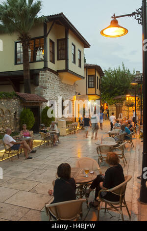 La Turchia, città di Antalya, Kaleici, Città Vecchia, Hotel Alp Pasa in una storica città vecchia casa, Foto Stock