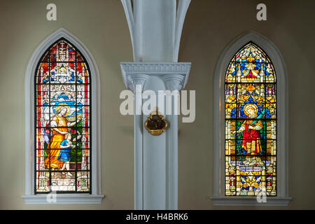 Repubblica Dominicana, est, San Pedro de Macoris, la chiesa neogotica di San Pedro Apostol Foto Stock