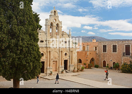 Creta, la chiesa del monastero di Arkadi Foto Stock