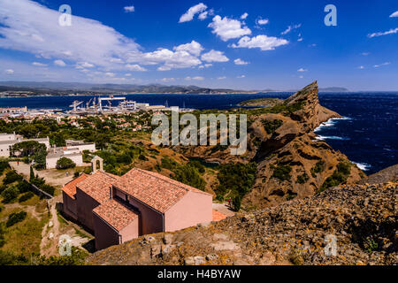 Francia, Provenza, Bouches-du-Rhône, Riviera, La Ciotat, Notre Dame de la Garde, Bec de l'Aigle Foto Stock