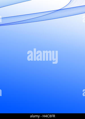 Bellissimo sfondo astratta fatta di molte linee morbide Foto Stock