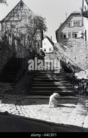 Ein Ausflug nach Wimpfen., Deutsches Reich 1930er Jahre. Una escursione a Wimpfen., Germania 1930 Foto Stock