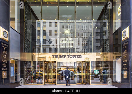 Trump Tower a New York Foto Stock