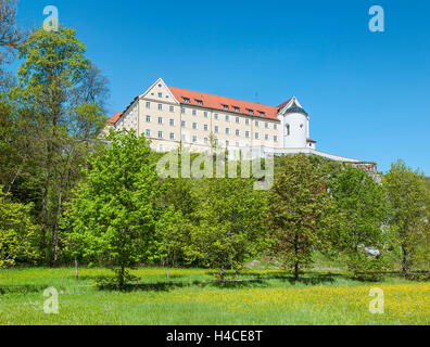 Germania, Baden-Württemberg, Gammertingen - Maria di montagna, ex del benedettino chiostro Mariaberg, deaconal setup per aiutare i giovani e gli handicappati aiutare Maria di montagna inc., Laucherttal Foto Stock