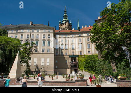 Praga, palazzo reale del castello di Praga Foto Stock