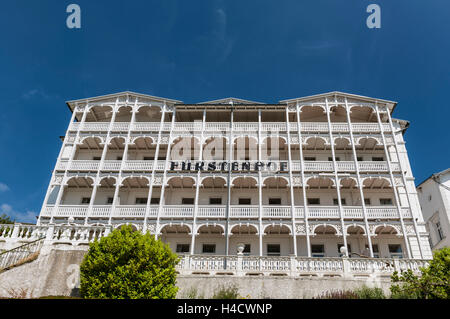 Sassnitz, Rügen, Meclemburgo-Pomerania Occidentale, Germania, Hotel Fürstenhof Foto Stock