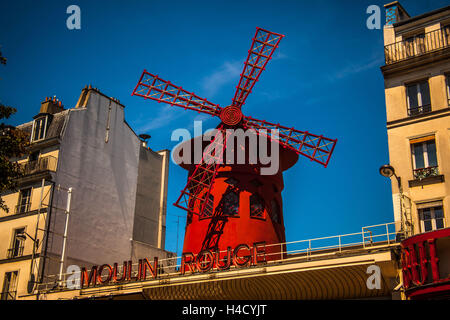 Europa, Francia, Parigi, Moulin Rouge, night club Foto Stock