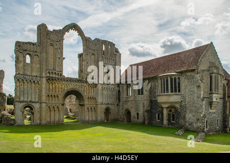 Priory rovine a Castle Acre, Norfolk, Inghilterra Foto Stock