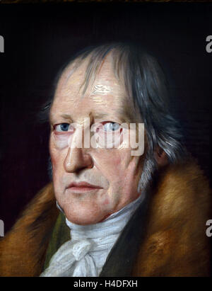 Georg Wilhelm Friedrich Hegel 1831 Jakob Schlesinger 1792 -1855 tedesco Germania ( Georg Wilhelm Friedrich Hegel 1770 - 1831 era un filosofo tedesco e un importante figura di idealismo tedesco ) Foto Stock