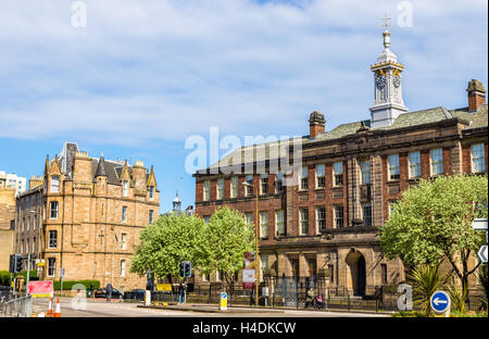 Vista di Leith academy di Edimburgo - Scozia Foto Stock