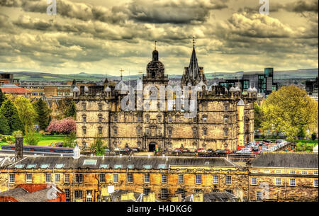 Vista di George Heriot's School di Edimburgo - Scozia Foto Stock