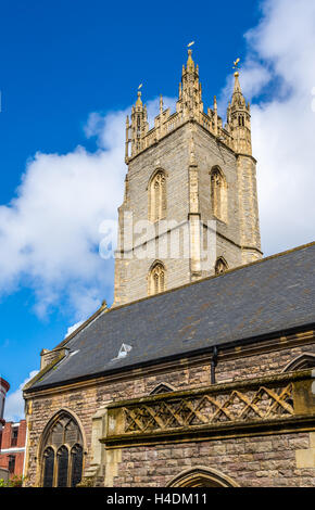 Chiesa di San Giovanni Battista a Cardiff - Galles Foto Stock