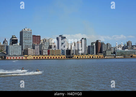 Il Brasile, Rio grandee Th Sul, Porto Alegre, skyline Foto Stock