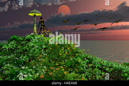 Migrazione di alieno Foto Stock