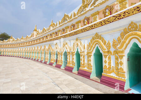 Umin Thounzeh pagoda, Sagaing, Mandalay Myanmar Foto Stock