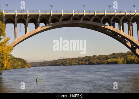 Ford Parkway Bridge in Minnesota Foto Stock