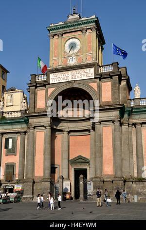 Convitto Scuola nazionale, scuola secondaria presso il Convitto Nazionale Vittorio Emanuele, Napoli, campania, Italy Foto Stock