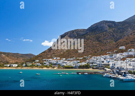 Porto di Kamares a Sifnos Island, Grecia. Foto Stock