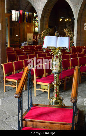 St Asaph Cathedral, St Asaph, Denbighshire, Wales, Regno Unito Foto Stock