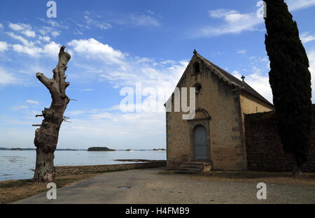 La Chapelle Sainte Anne (fin XVIIe siècle), Le Guerric, Ile aux Moines, Morbihan, in Bretagna, Francia Foto Stock