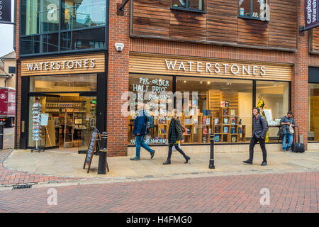 Waterstones Book Shop Rose Lane Canterbury Kent England Foto Stock
