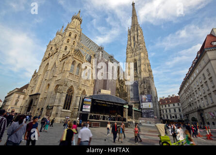 La cattedrale di Santo Stefano (Stephansdom), South Tower. Vienna, Austria. Foto Stock
