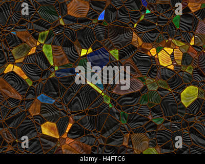 Abstract tinto scuro-vetro - generati digitalmente immagine Foto Stock