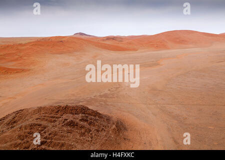 Vista aerea dalla mongolfiera in Namib-Naukluft National Park, Namibia Foto Stock