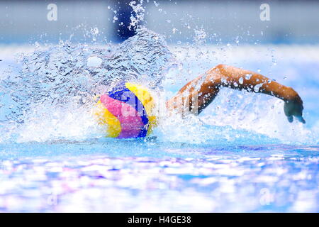 Tatsumi International Piscina, Tokyo, Giappone. 9 Ott, 2016. L'Ambiance shot, 9 ottobre 2016 - Pallanuoto : La 92ma tutto il Giappone Pallanuoto campionato, gli uomini per il terzo posto di match tra Nippon Sport Scienza Università 20-10 Waseda University a Tatsumi International Piscina, Tokyo, Giappone. © AFLO SPORT/Alamy Live News Foto Stock