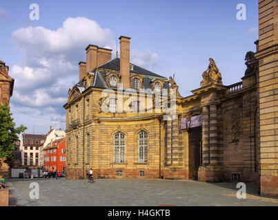Strassburg Palais Rohan, Elsass - Strasburgo il Palais Rohan in Alsazia, Francia Foto Stock