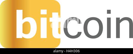 Logo Bitcoin Concept Design. Illustrazione Vettoriale
