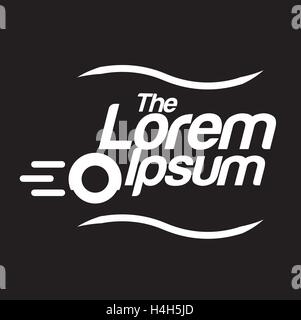 Ruote Scooter Self-Balance Logo Design. EPS 8 supportato. Illustrazione Vettoriale