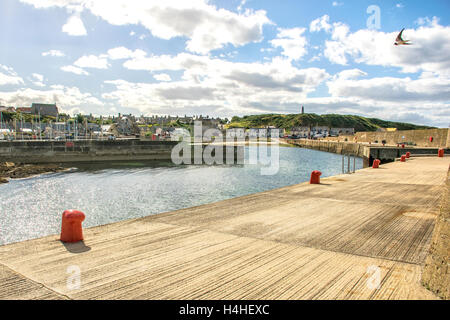 Findochty Harbour, Scozia Foto Stock