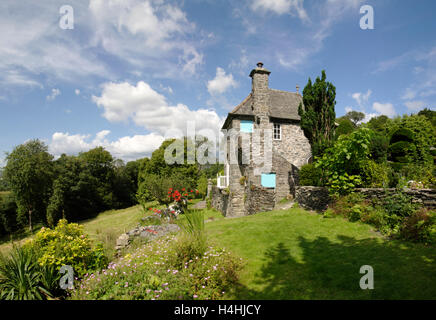 Plas Brondanw, Llanfrhen, Snowdonia, Galles, Foto Stock