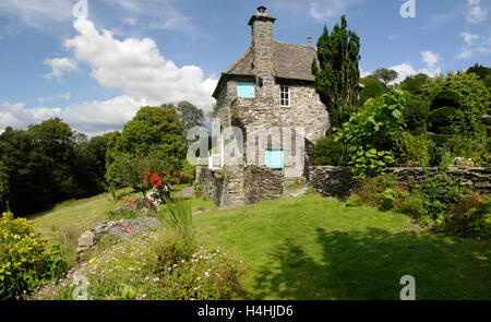 Plas Brondanw, Llanfrhen, Snowdonia, Galles, Foto Stock