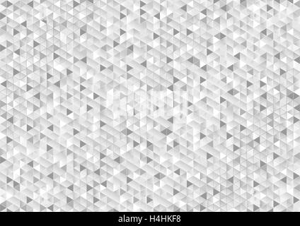 Grigio glitter triangoli mosaico background tecnico. Il design del vettore Illustrazione Vettoriale