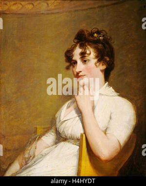 Gilbert Stuart, Eleanor Parke Custis Lewis (Sig.ra Lawrence Lewis), Americano, 1755-1828, 1804, olio su tela Foto Stock