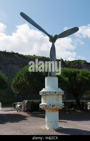 Royal Air Force Mount Batten Memorial, Plymouth Devon Foto Stock