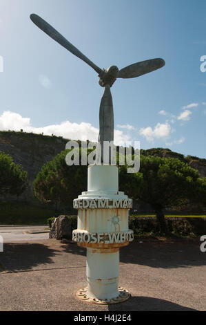 Royal Air Force Mount Batten Memorial, Plymouth Devon Foto Stock