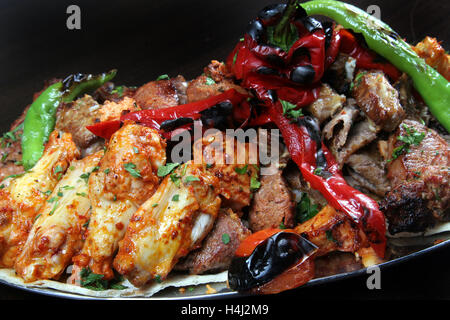 Kebab Mixed Platter Foto Stock