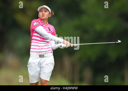 Longwood, Florida, Stati Uniti d'America. Xvi oct, 2016. Sherman Santiwiwatthanaphong durante il round finale del Tour Symetra campionato a Alaqua Country Club in Longwood, Florida il Ott 15, 2016.ZUMA PRESS/Scott A. Miller Credit: Scott Miller/ZUMA filo/Alamy Live News Foto Stock